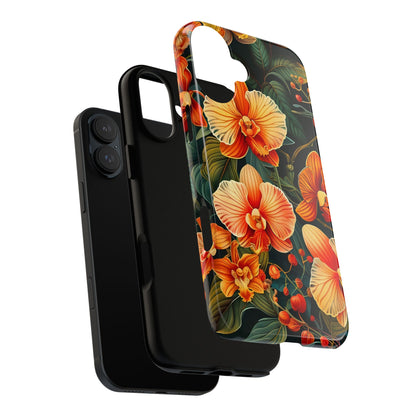 Floral Phone Case - Tough Cases, Protective Cover, Gift for Her, Smartphone Accessory, Floral Design, Nature-Inspired