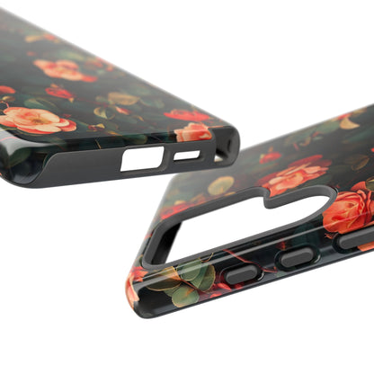 Floral Phone Case - Elegant Floral Design, Tough Protective Case, Perfect Gift for Her, Trendy Phone Accessories, Mother’s Day, Birthday