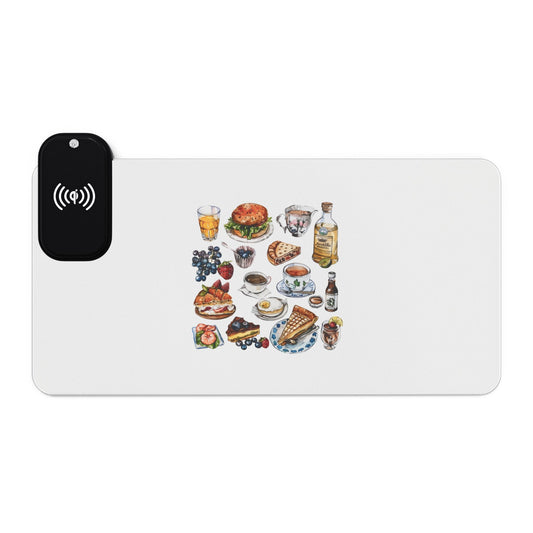 Royal Time & Tea Set – LED Gaming Mouse Pad with Wireless Charging, Unique Design, Perfect for Gamers, Desk Accessories, Gamer Gifts, Home Office Decor, [...]