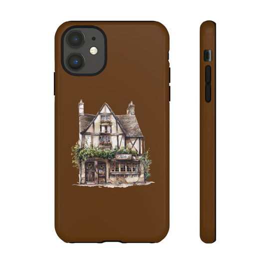 Vintage Cottage Phone Case, Tough Cases, Rustic Design, Home Decor, Gift for Nature Lovers, Sustainable Phone Accessories