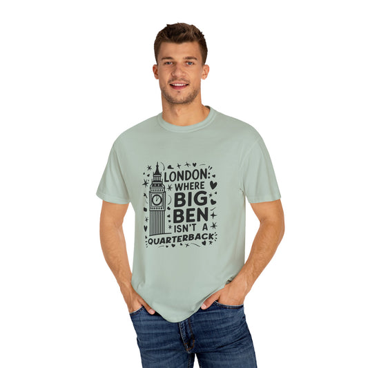 London's Big Ben Unisex Garment-Dyed T-shirt