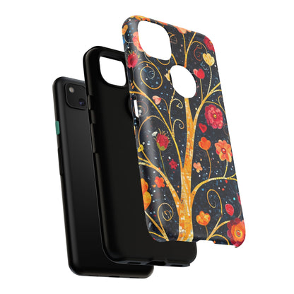 Floral Phone Case - Tough Cases | Vibrant Design for Nature Lovers, Gift for Her, Stylish Protection, Spring Decor, Customizable