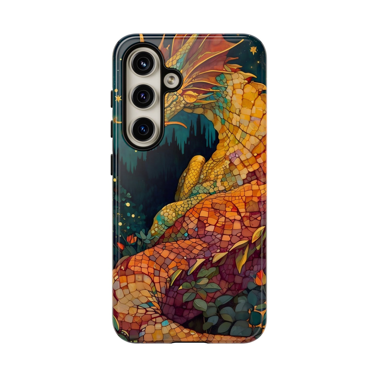 Dragon Art Phone Case, Tough Phone Cover, Fantasy Gift, Unique Mobile Accessory, Dragon Lover Gift, Stylish Protection