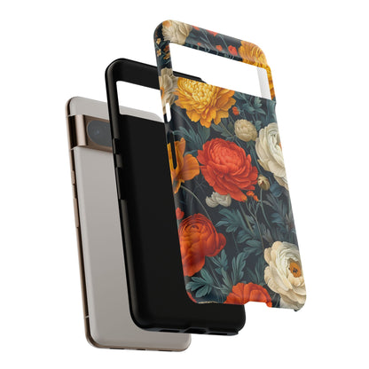 Floral Tough Case for Phones | Durable Floral Phone Cover, Boho Chic, Unique Gift for Her, Phone Protection, Flower Design