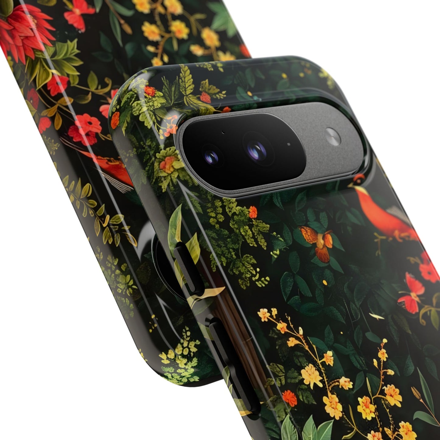 Floral Tough Phone Case, Nature-Inspired Design, Ideal for Garden Lovers, Gift for Birthdays, Christmas, Eco-Friendly Accessory