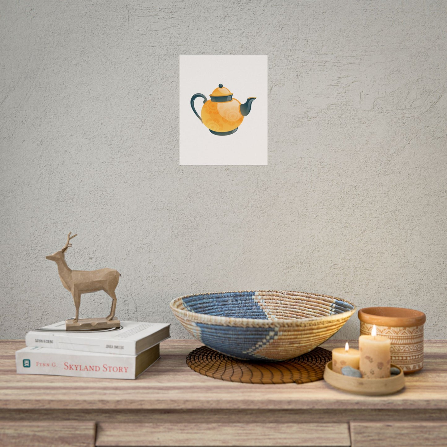 Vintage Tea Pot Rolled Posters