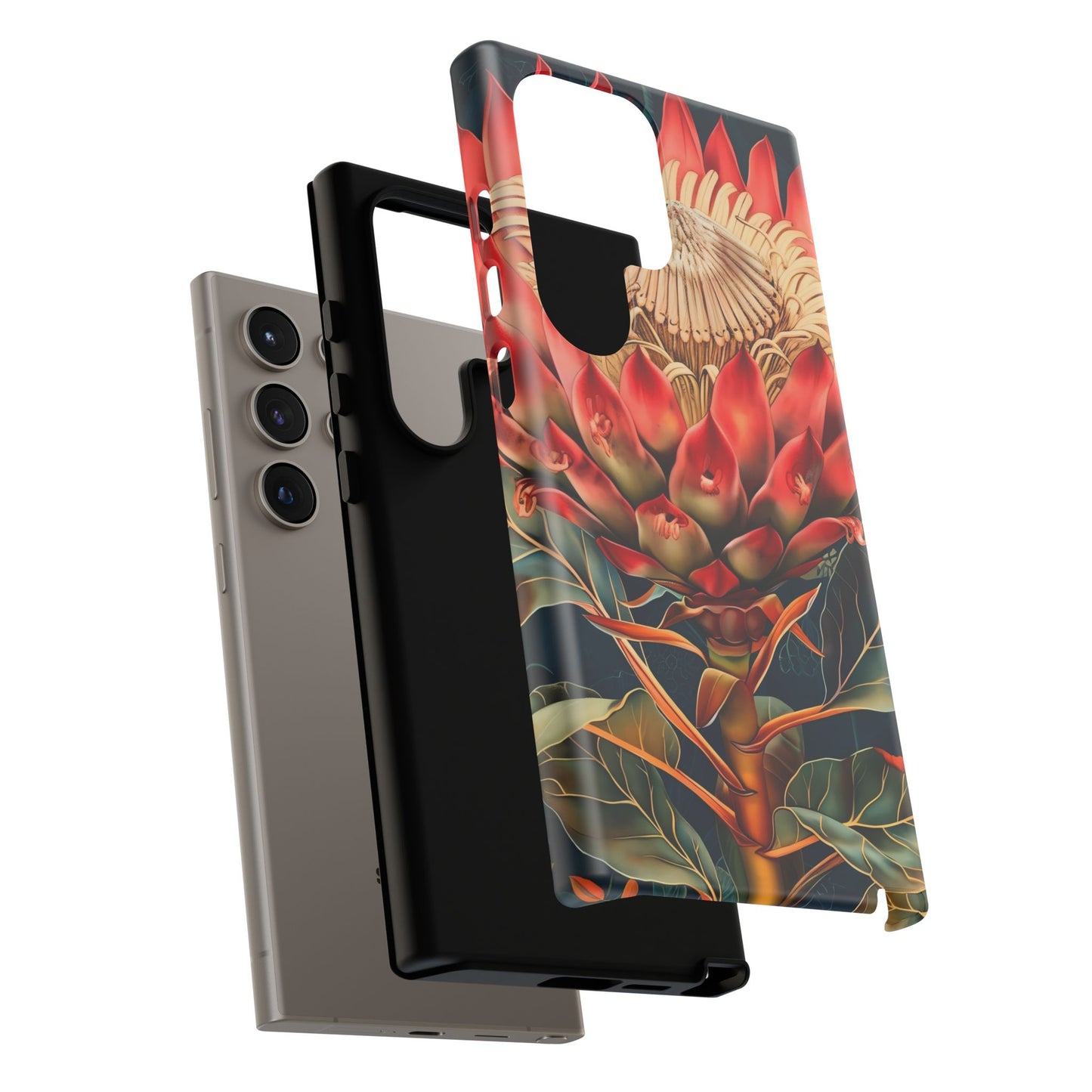 Tough Cases: Vibrant Floral Phone Case, Tough Phone Covers, Floral Art Cases, Nature Design Accessories, Gift for Nature Lovers