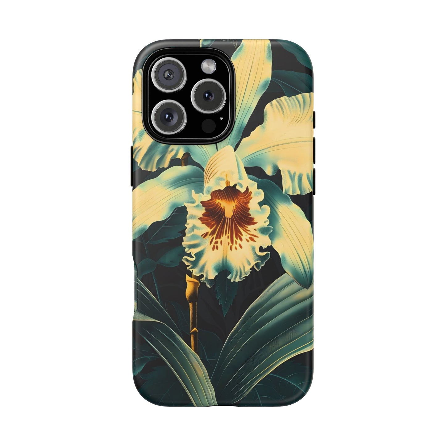 Floral Phone Case - Tough Cases with Orchid Design, Durable Smartphone Cover for Nature Lovers, Floral Gift for Her, Botanical [...]