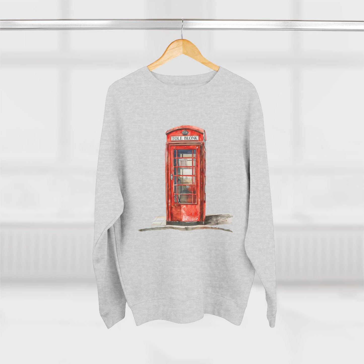 Unisex Crewneck Sweatshirt - Iconic British Public Telephone