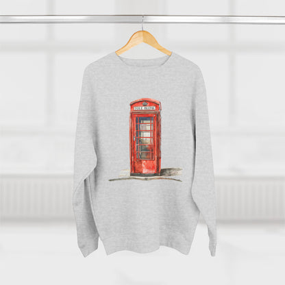 Unisex Crewneck Sweatshirt - Iconic British Public Telephone