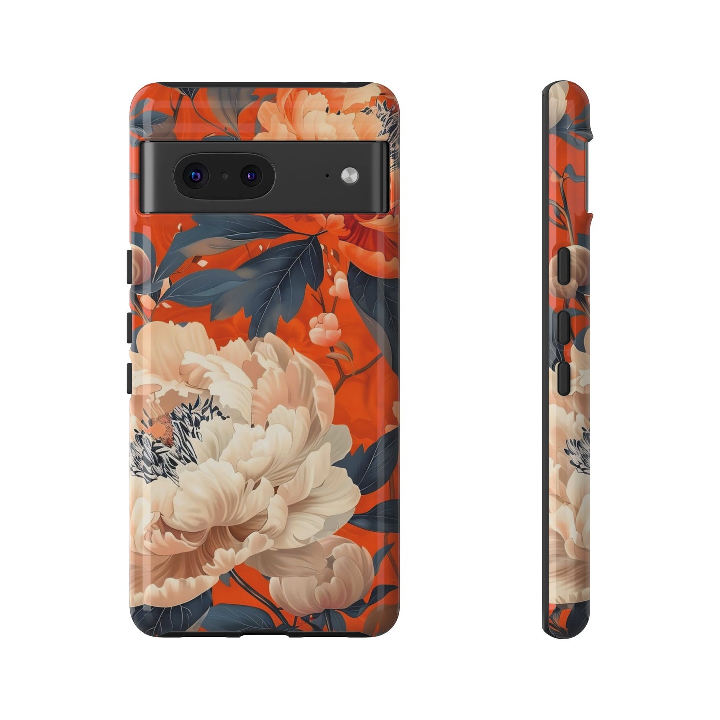 Floral Tough Case, Durable Floral Phone Case, Stylish Protection Case, Gift for Her, Spring Accessories, Mother’s Day Gift