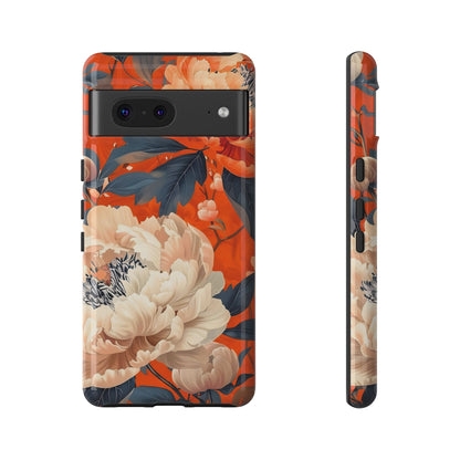 Floral Tough Case, Durable Floral Phone Case, Stylish Protection Case, Gift for Her, Spring Accessories, Mother’s Day Gift