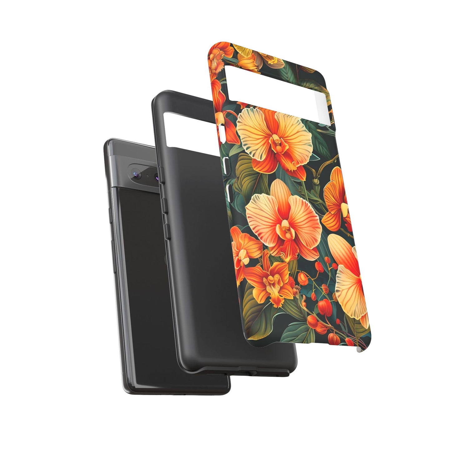 Floral Phone Case - Tough Cases, Protective Cover, Gift for Her, Smartphone Accessory, Floral Design, Nature-Inspired