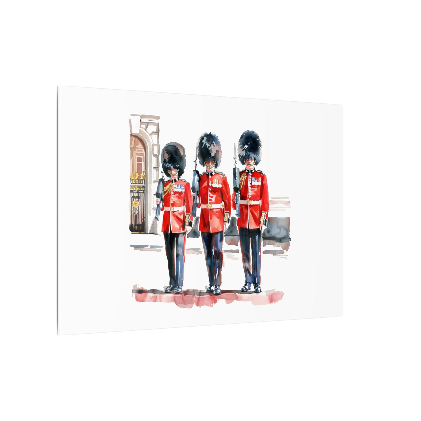 Royal Guards Canvas Print, British Wall Art, Home Decor, Unique Gift, London Culture