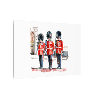 Royal Guards Canvas Print, British Wall Art, Home Decor, Unique Gift, London Culture