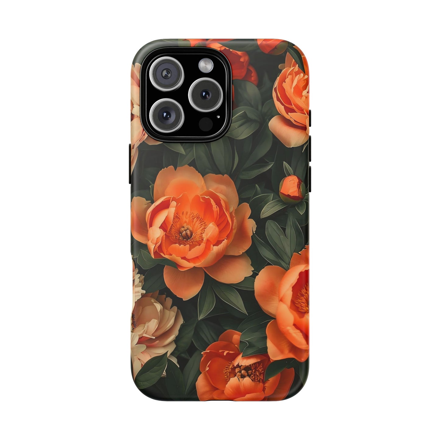 Stylish Floral Phone Case, Tough Cases, Floral Phone Cover, Gift for Her, Spring Accessories, Mother's Day, Phone Protection