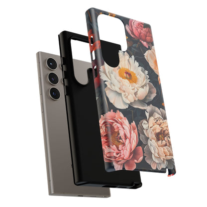 Floral Phone Case, Tough Phone Cover, Flower Design, Unique Gift for Her, Trendy Accessory, Spring Decor
