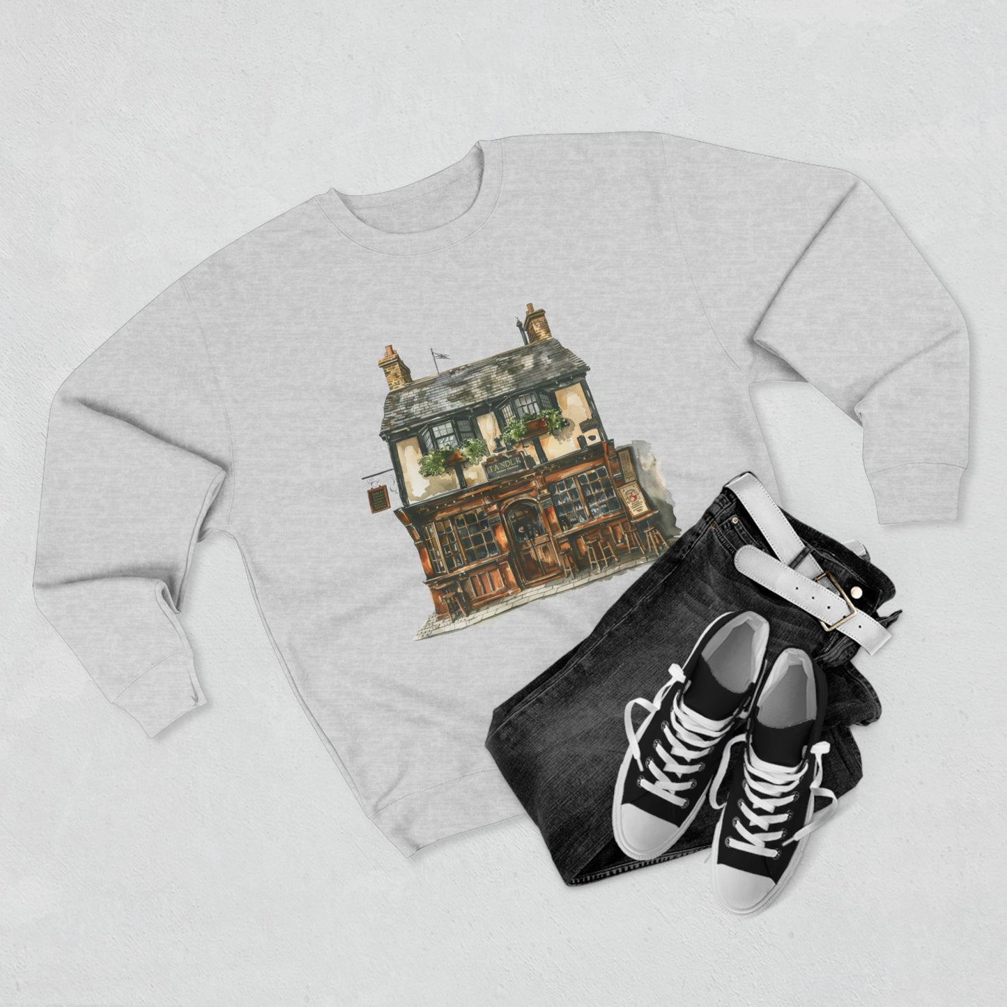 Unisex Crewneck Sweatshirt - British Traditional House